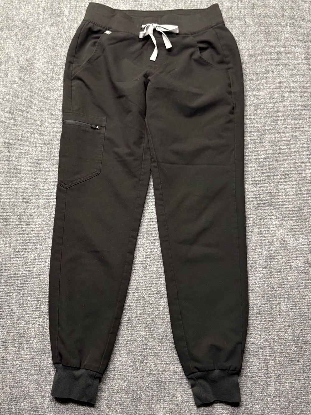 Figs Scrub Pants Womens XS Black Zamora Jogger Technical Collection Medical